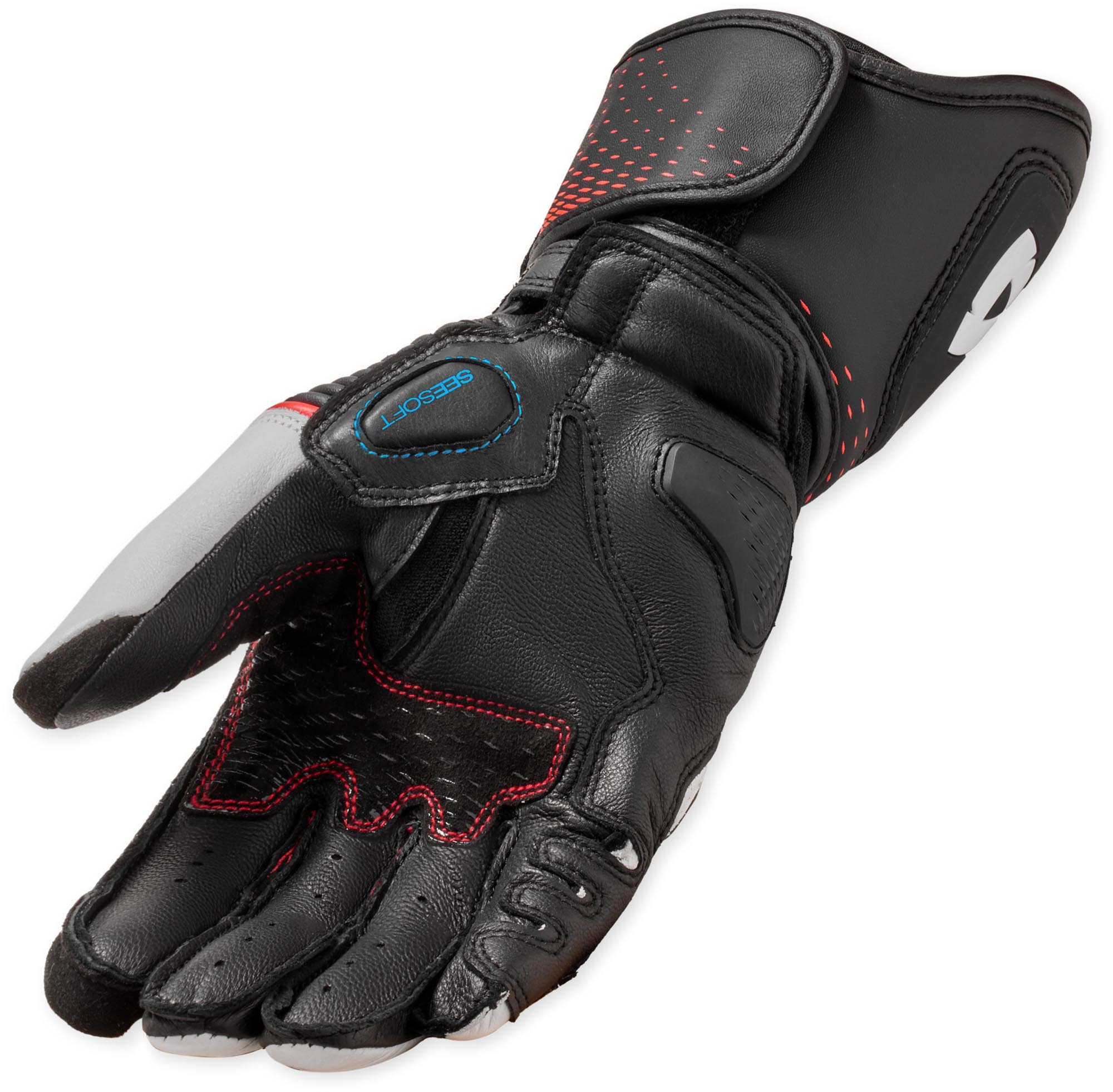 Revit Xena 4 Damer motorcykel handskar vit/röd S Figur 2
