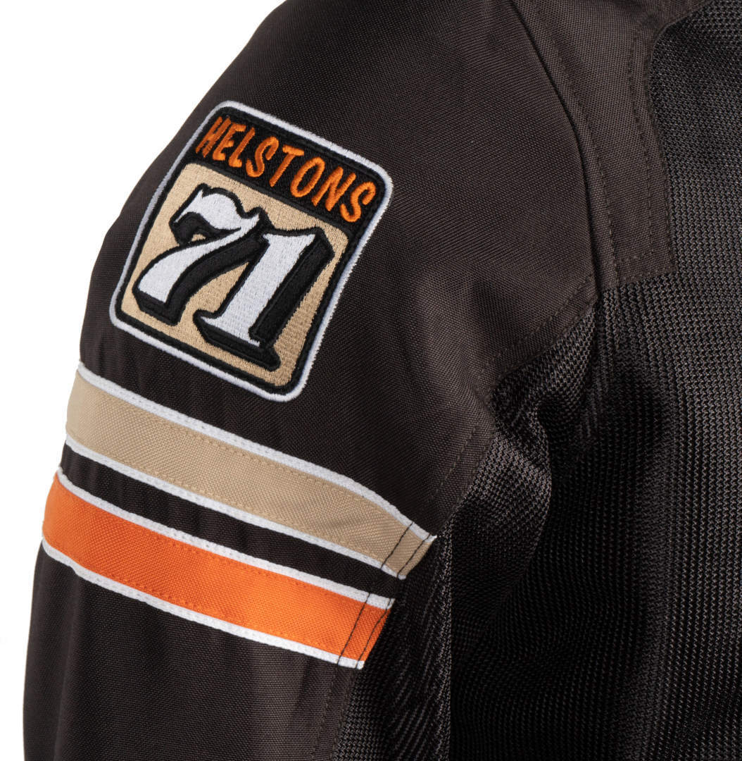 Helstons Elron Mesh Motorcycle Textile Jacket dark brown XL Figure 2