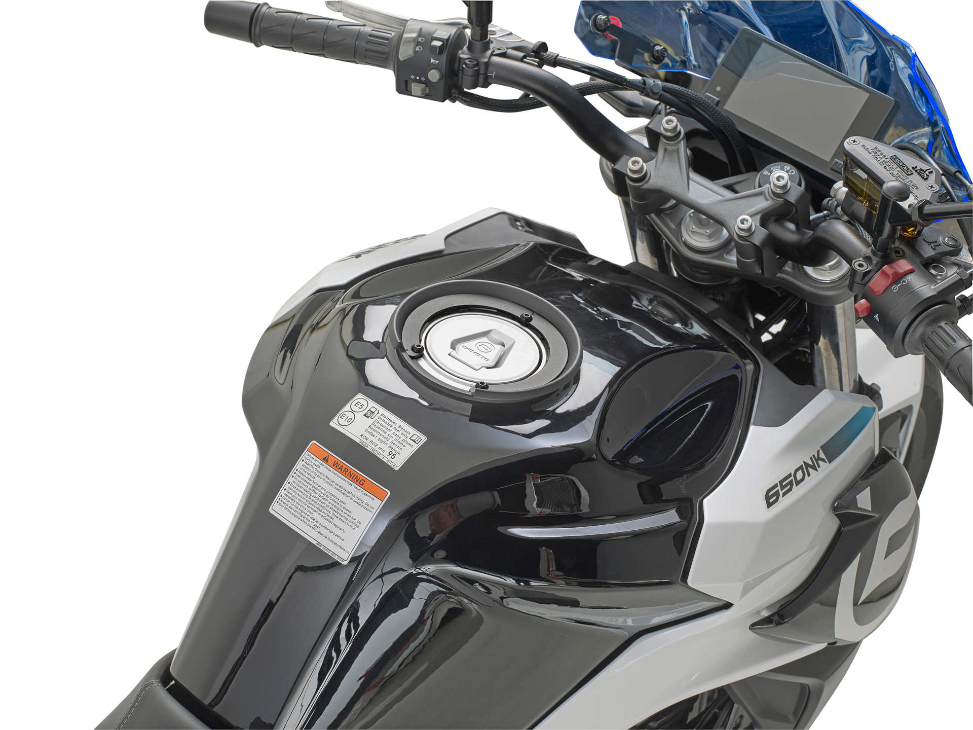 GIVI Tankbefestigung für Tanklock/TanklockED Tankrucksäcke für CF Moto 650 NK (21) Figura 1