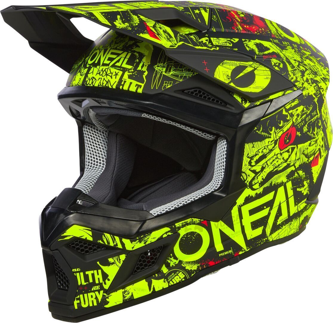 Oneal 3SRS Attack Casco da motocross per bambini Y/M (51/52) Figura 1