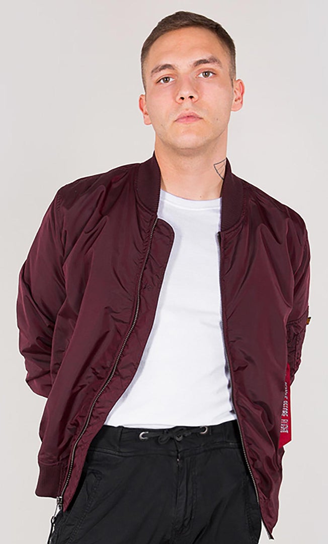 Alpha Industries MA-1 TT Jacket dark red XS Figure 3