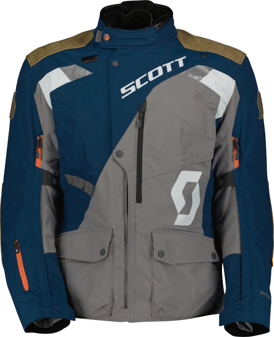 Scott Dualraid Dryo Motorcycle Textile Jacket dark blue/grey Long 2XL Figure 1