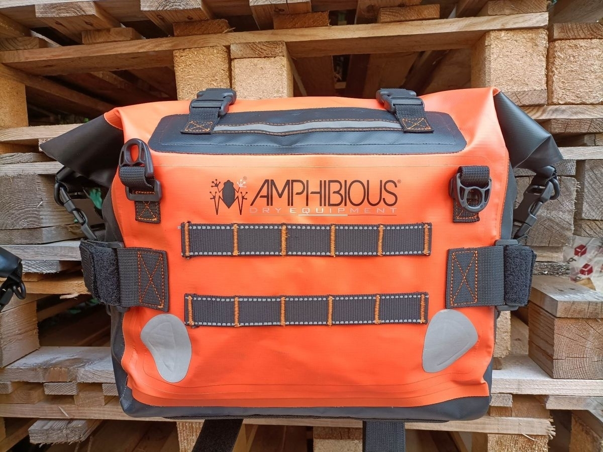 Amphibious Motobag II 2024 Set de genți laterale impermeabile portocaliu Figura 3