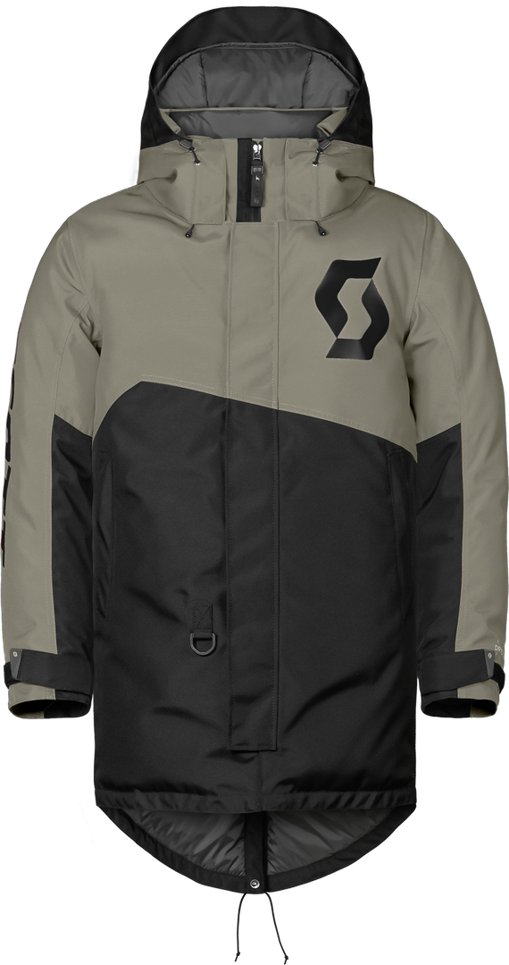 Scott Warm-Up Snowmobile Coat grey/black S/M Figure 1
