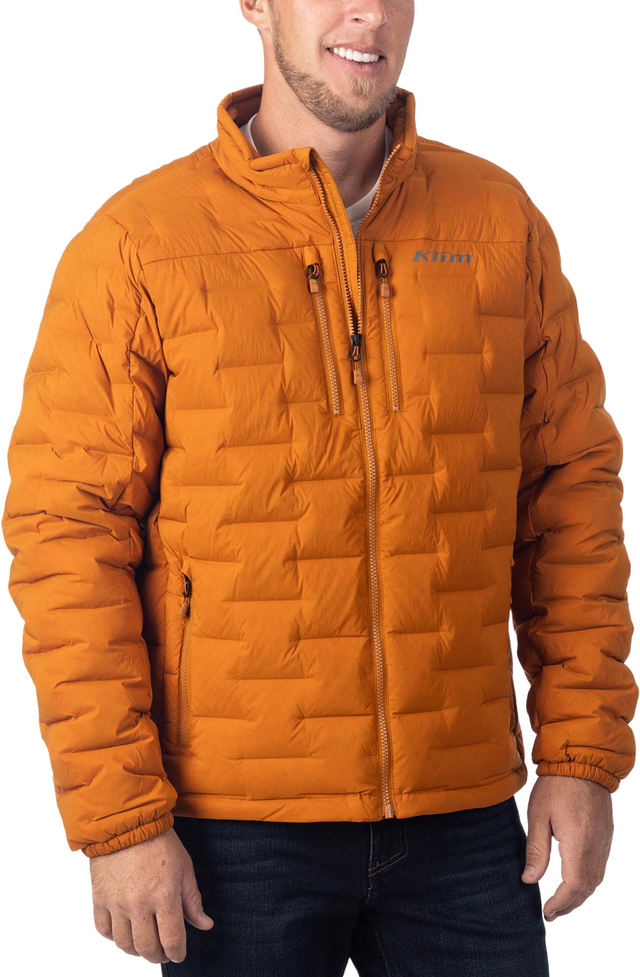Klim Boulder Stretch Dunjakke Oransje M Figur 1