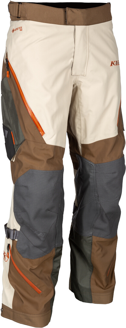Klim Badlands Pro 2023 Motorcycle Textile Pants brown/sand Short 32 Figure 2