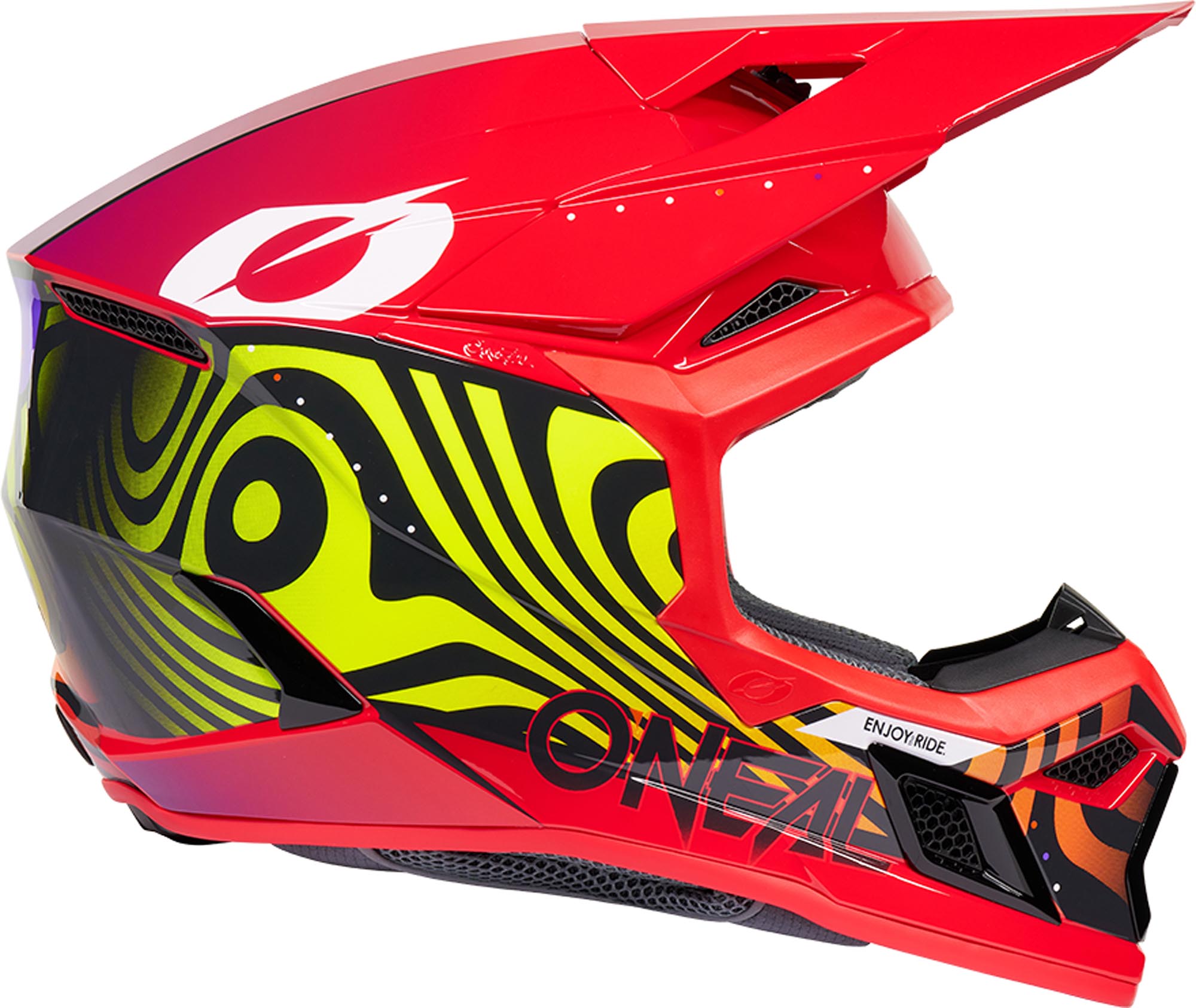Oneal 3SRS Nova Casco da motocross giovanile rosso Y/L (53/54) Figura 5