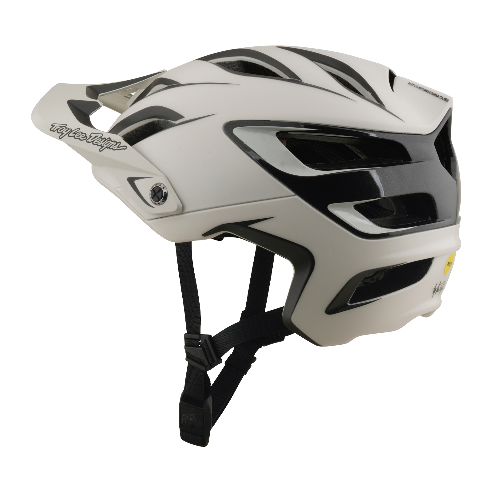 Troy Lee Designs A3 Uno MIPS Bicycle Helmet light grey XL-XXL (60/63) Figure 7