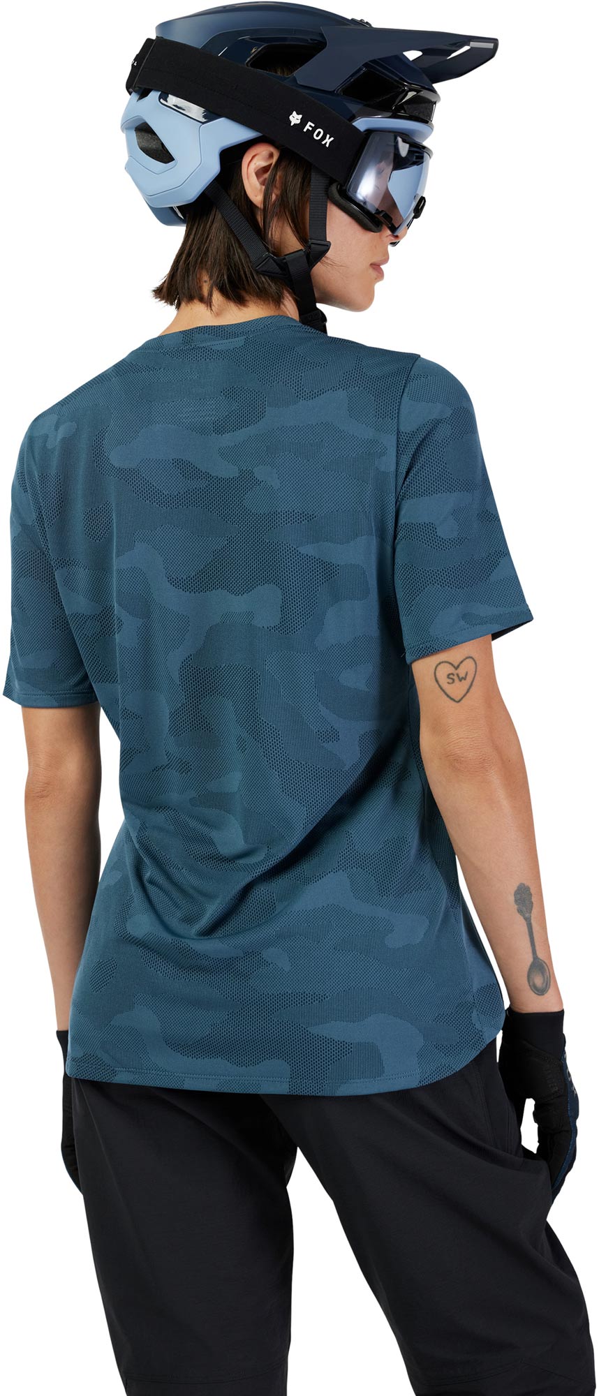 FOX Ranger Tru Dri Maglia da bicicletta da donna blu M Figura 4