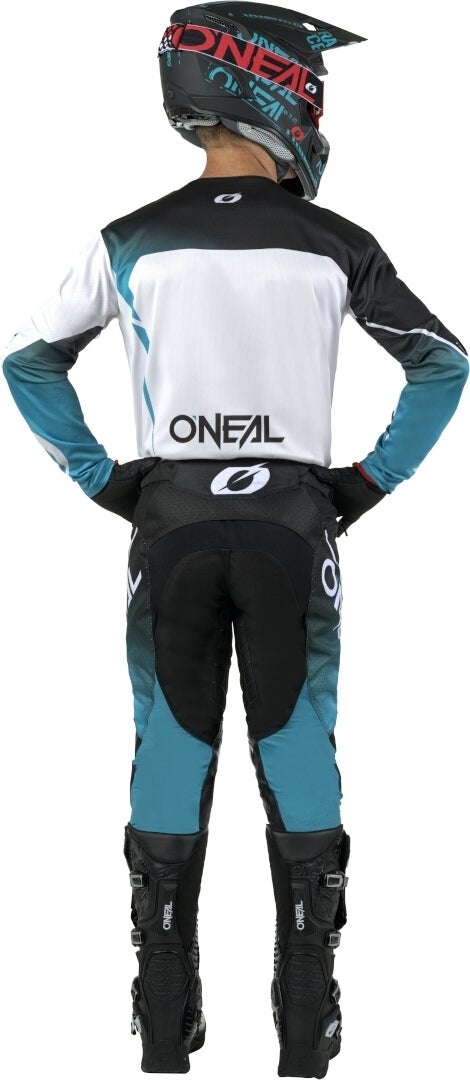 Oneal Hardwear Air Slam Motokrosový dres bílá/černá/tyrkysová M Obrázek 4
