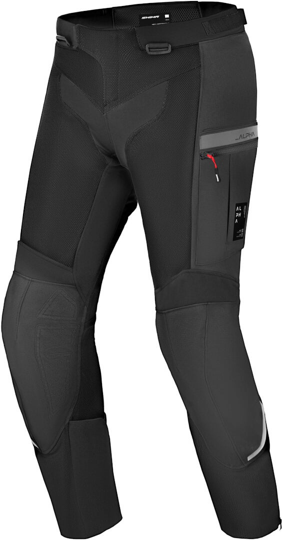 SHIMA Alpha waterproof Motorcycle Textile Pants black 4XL Figure 1