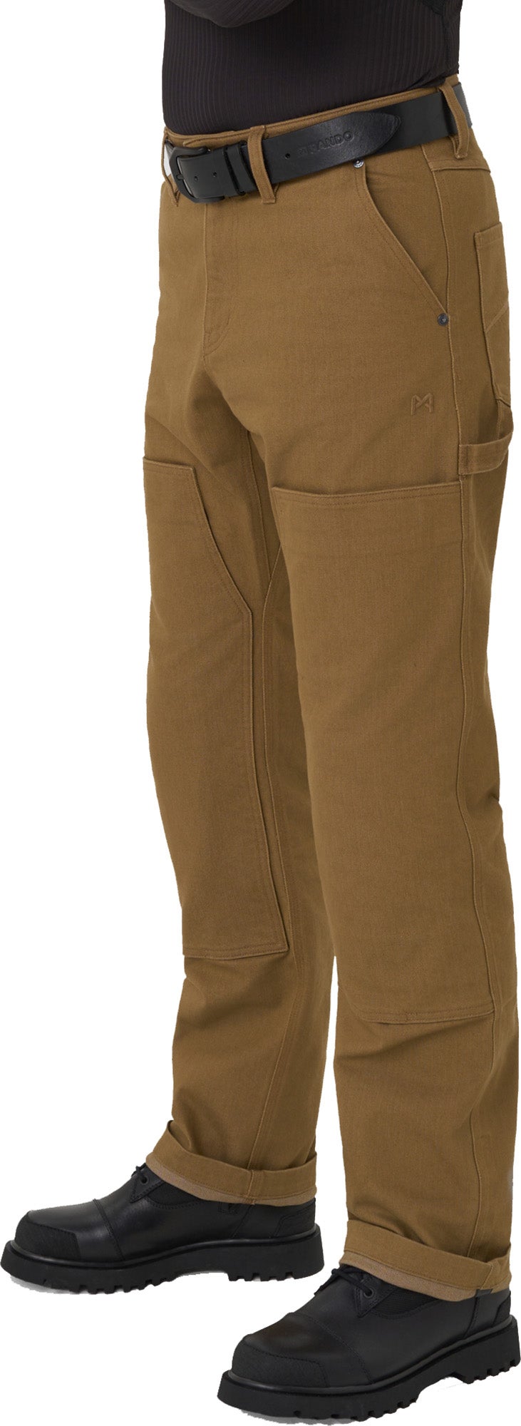 Pando Moto Tekton Pantalones textiles de motocicleta marrón/amarillo 36/36 Figura 2