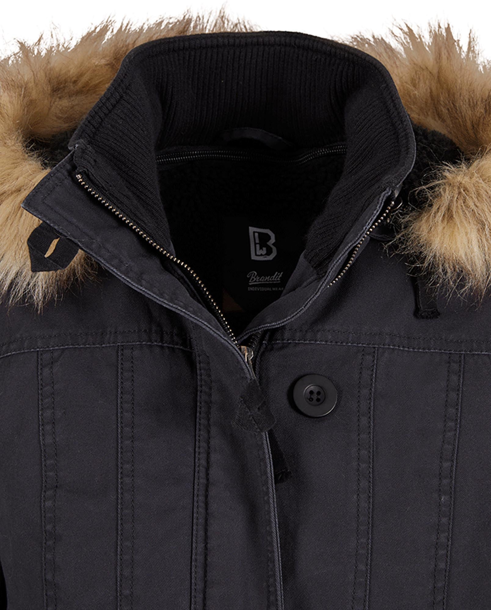 Brandit Nila Winter Damen Parka schwarz M Abbildung 3