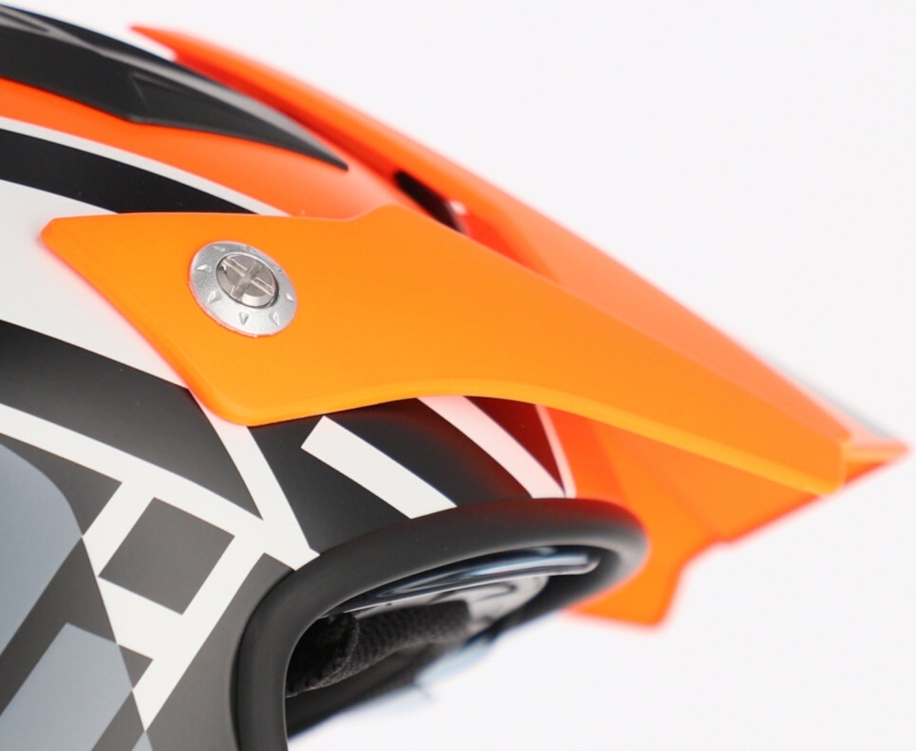 Acerbis Aria Sport Jet hjelm sort mat/orange S (55/56) Figur 2