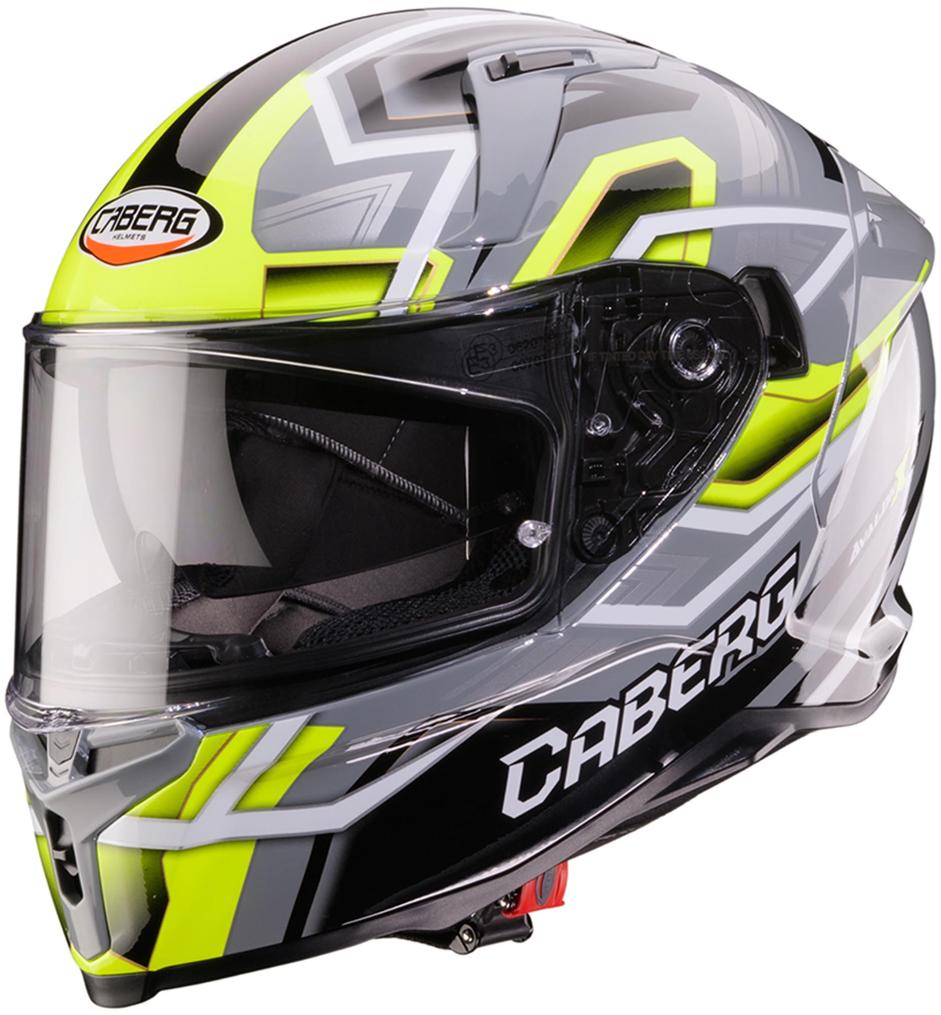 Caberg Avalon X Brama Helm grau/schwarz/gelb L (59/60) Abbildung 1