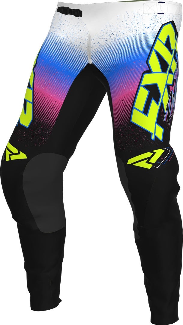 FXR Podium 2023 Motocross bukser sort/hvid/gul 38 Figur 1