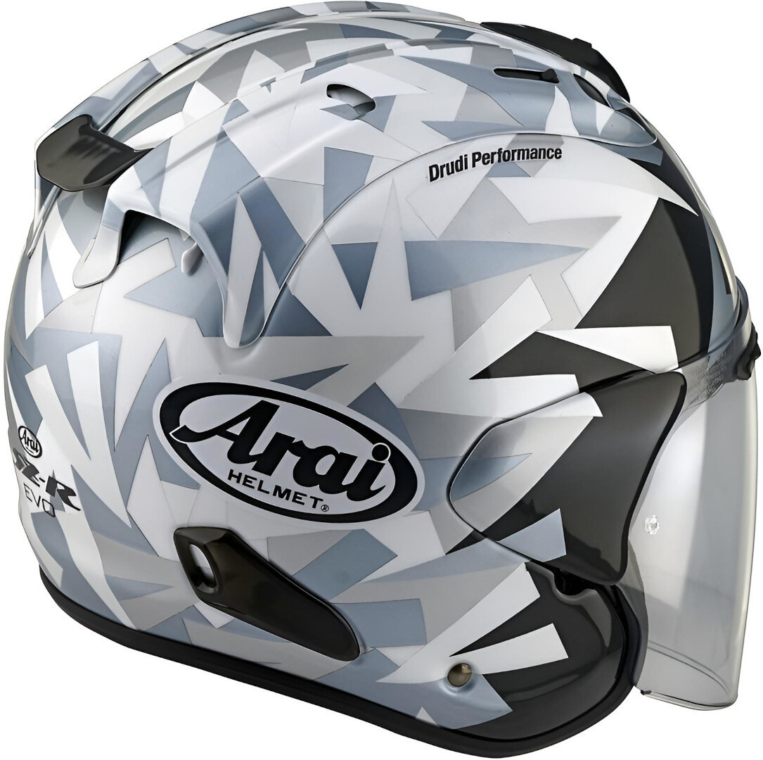Arai SZ-R EVO Mimesis Casque jet Blanc/Gris/Noir M (57/58) Figure 2