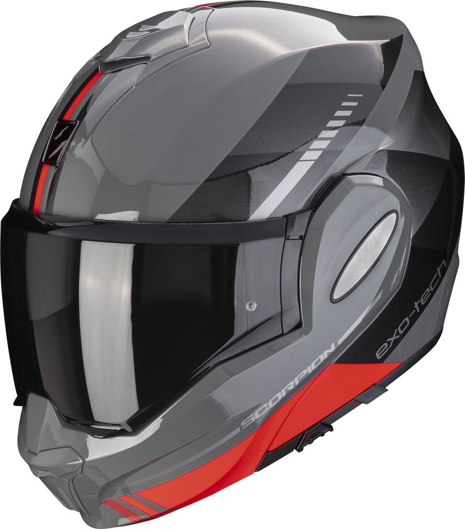 Scorpion Exo-Tech Evo Genre Hjelm sort/grå/rød XL (60/61) Figur 1