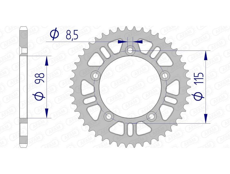AFAM Aluminiumkrona 72101 - 420 Figur 2