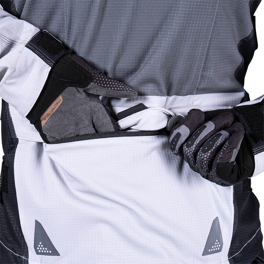 Leatt ADV Rally 5.5 Blouson textile de moto Gris clair/gris foncé/noir L Figure 14