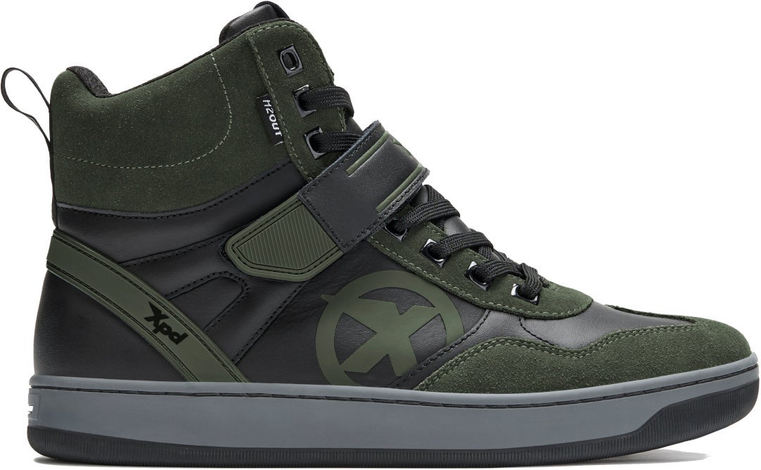 XPD Moto Pro H2Out Chaussures de moto imperméables Vert/Noir 46 Figure 1