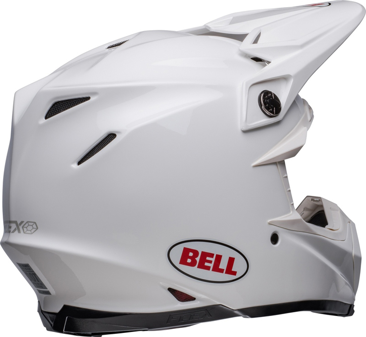 Bell Moto-9s Flex Solid Motocross Helmet white S Figure 7
