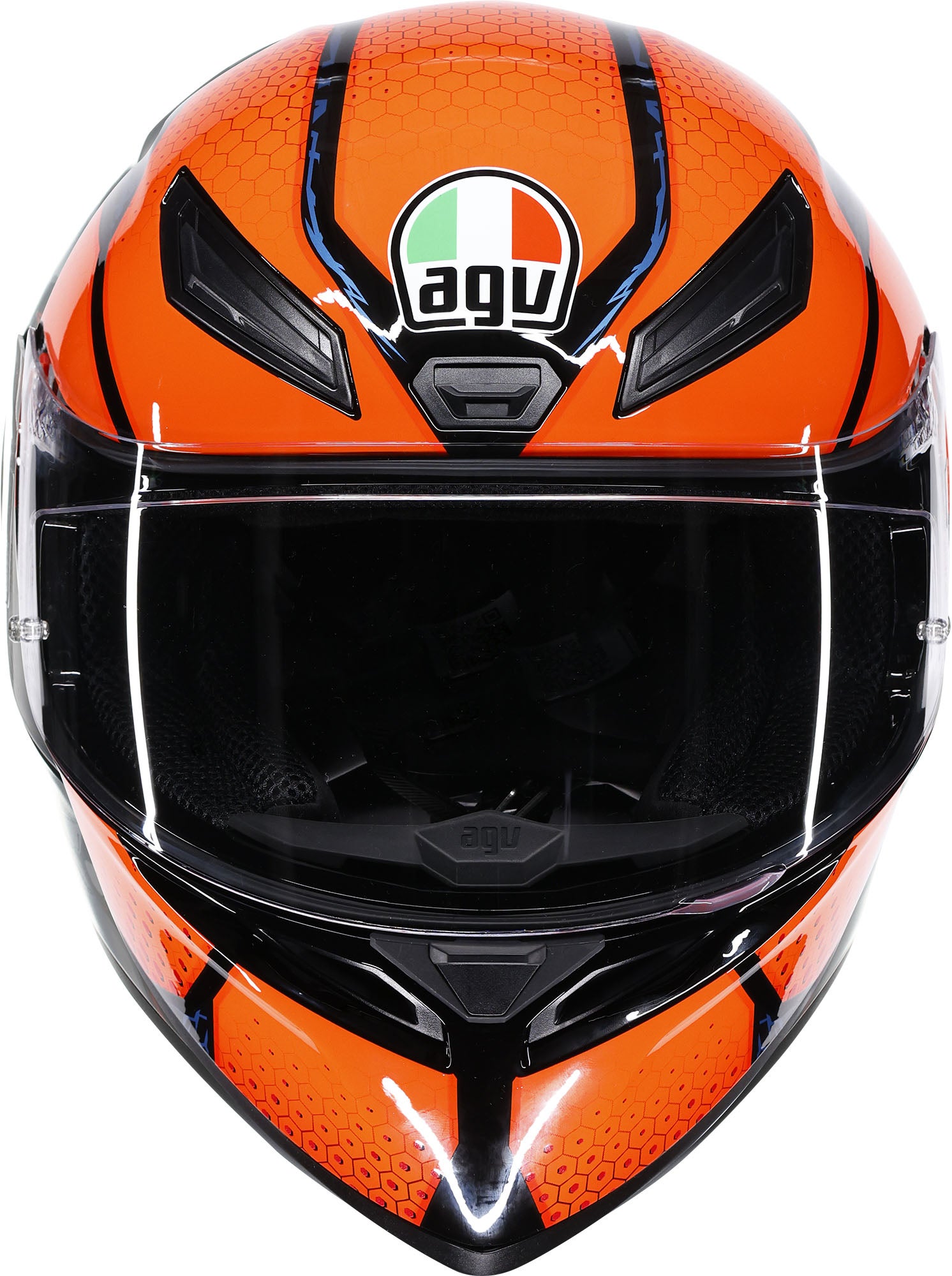 AGV K1 S Speedarmor Helm zwart/blauw/oranje XL (61/62) Figuur 2