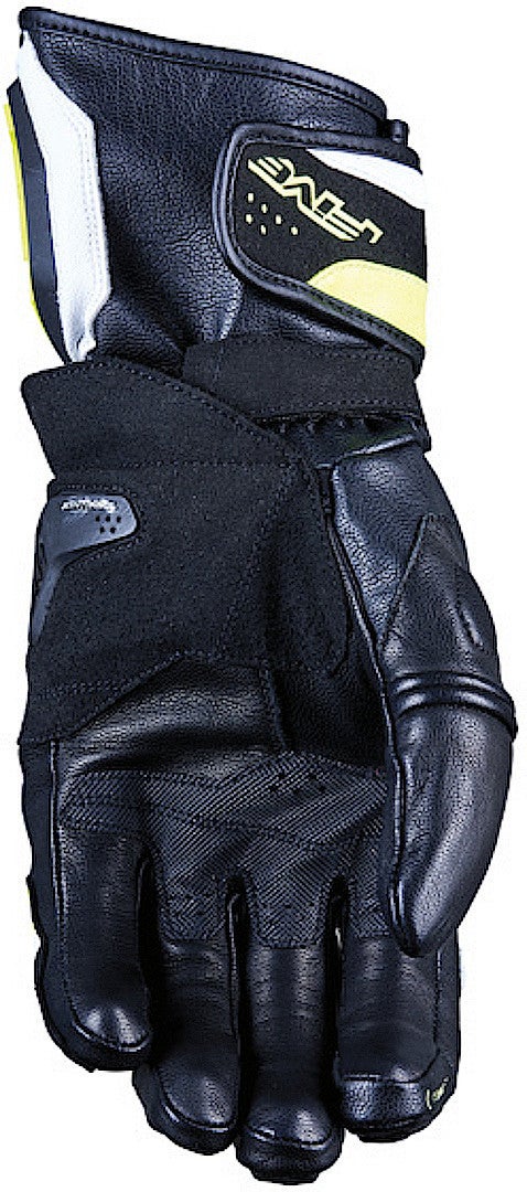 Five RFX4 EVO Motorcycle Gloves black/white/neon-yellow M Figure 2