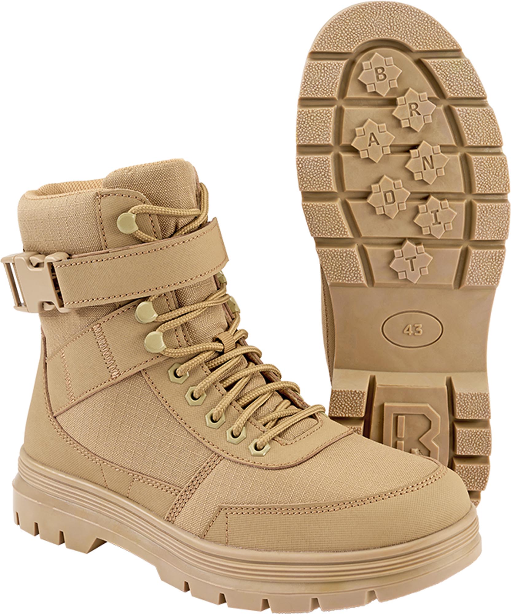 Brandit Tactical Buckle 8 Eye Обувь верблюд 41 Рисунок 1