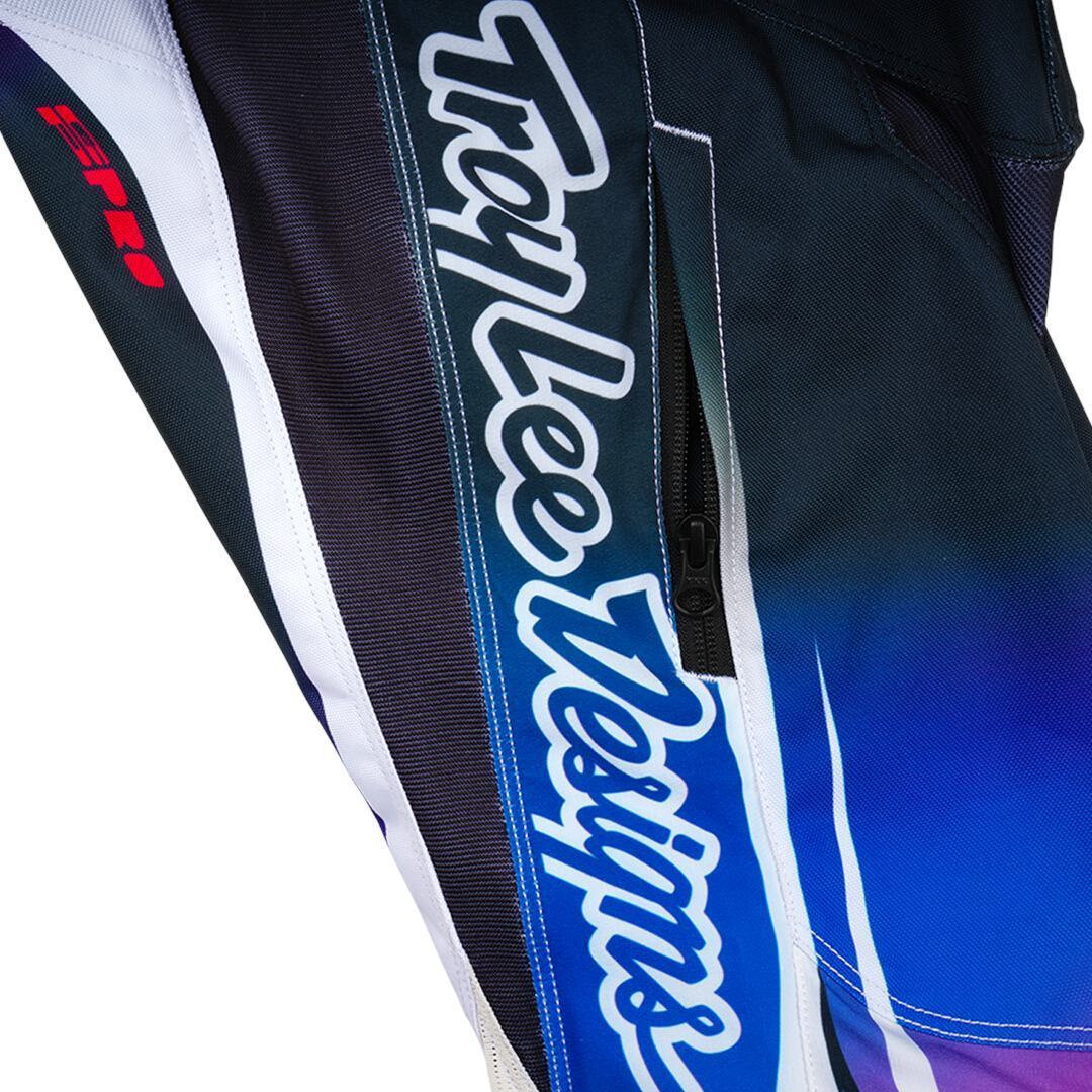 Troy Lee Designs SE Ultra Drip Motocross bukser sort/lilla 32 Figur 2