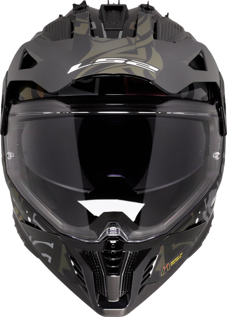 LS2 MX702 Pioneer II Rangi Casco da motocross nero/multicolore M (57/58) Figura 8