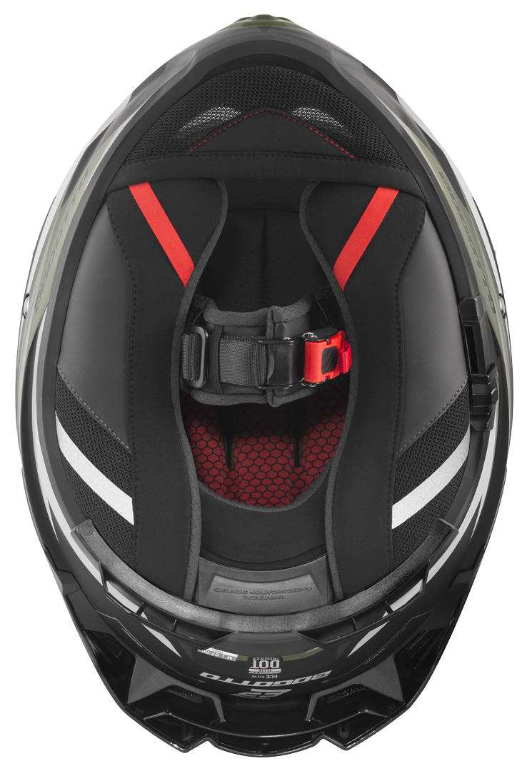 Bogotto FF118 Vilial Cască Negru mat/verde M Figura 7