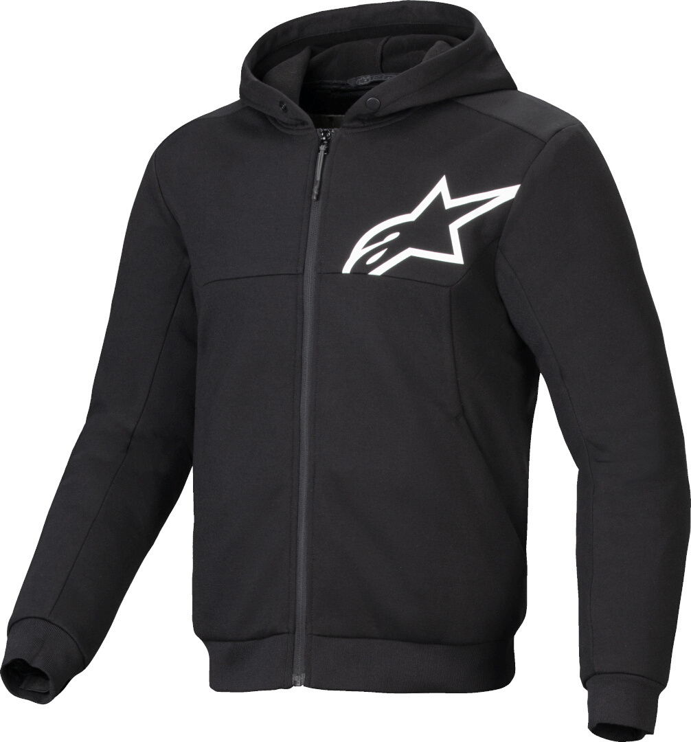 Alpinestars Chrome V2 Sport Hanorac cu fermoar pentru motocicletă negru 4XL Figura 1