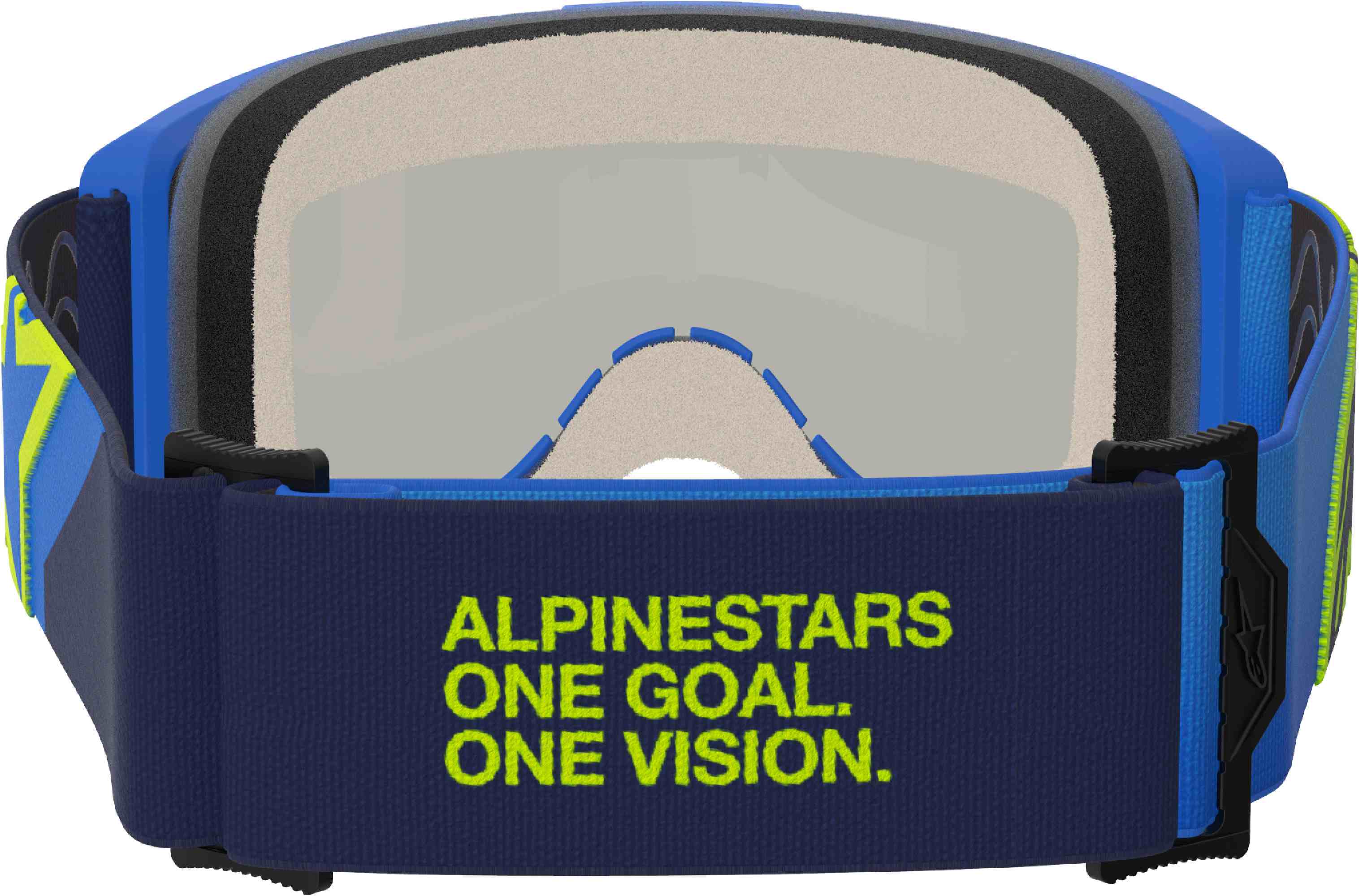 Alpinestars Vision 5 Corp Ochelari de motocross Albastru/galben-neon Figura 4