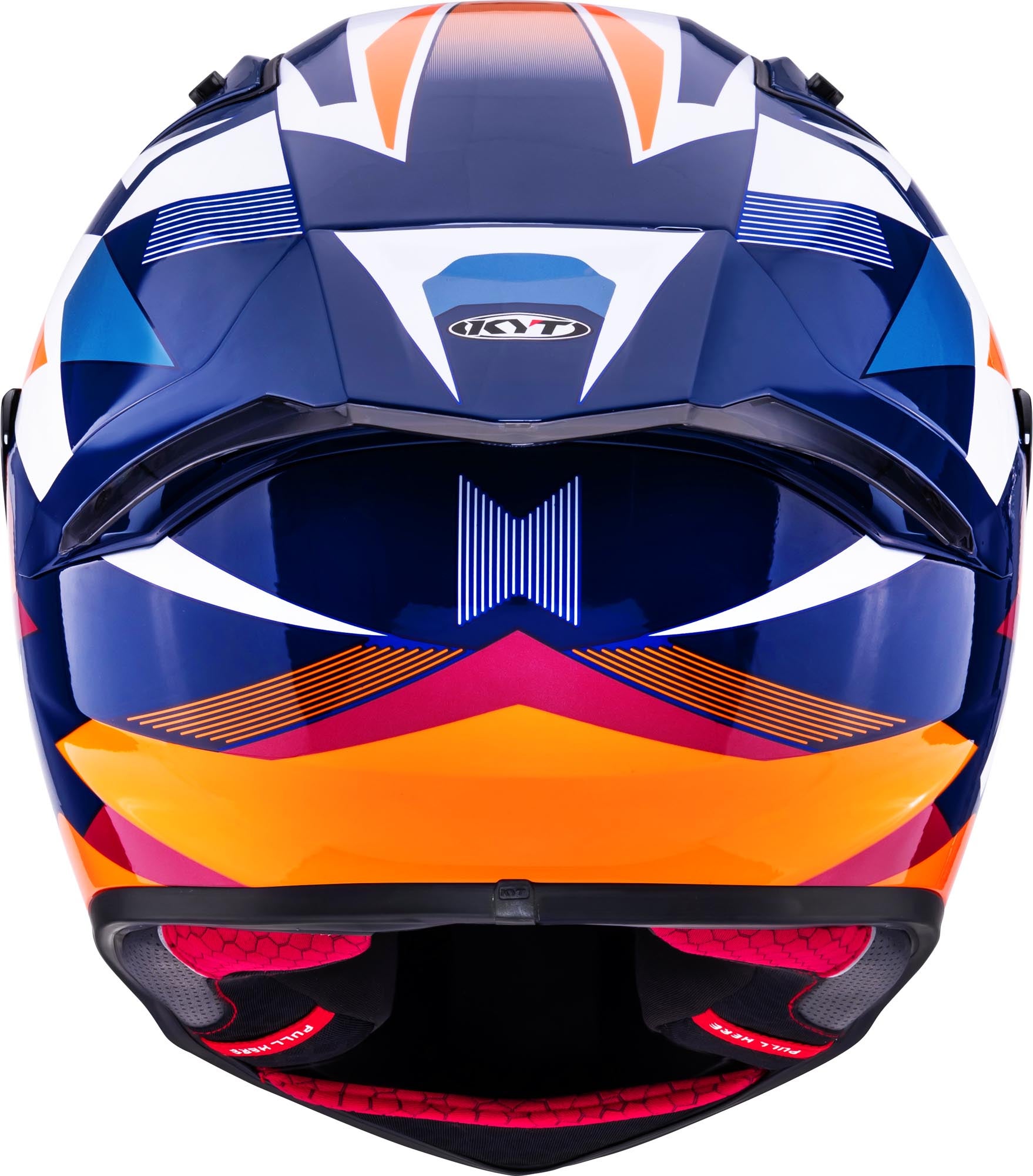 KYT R1R Diamond Casque bleu/orange XXL (63) Figure 4