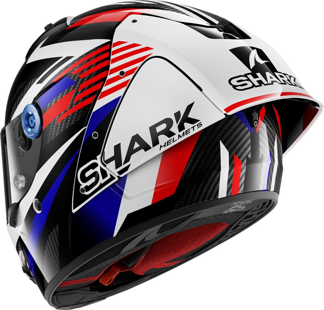 Shark Aeron GP FIM Firstlap Carbon Helmet white/red/blue M (57/58) Figure 2