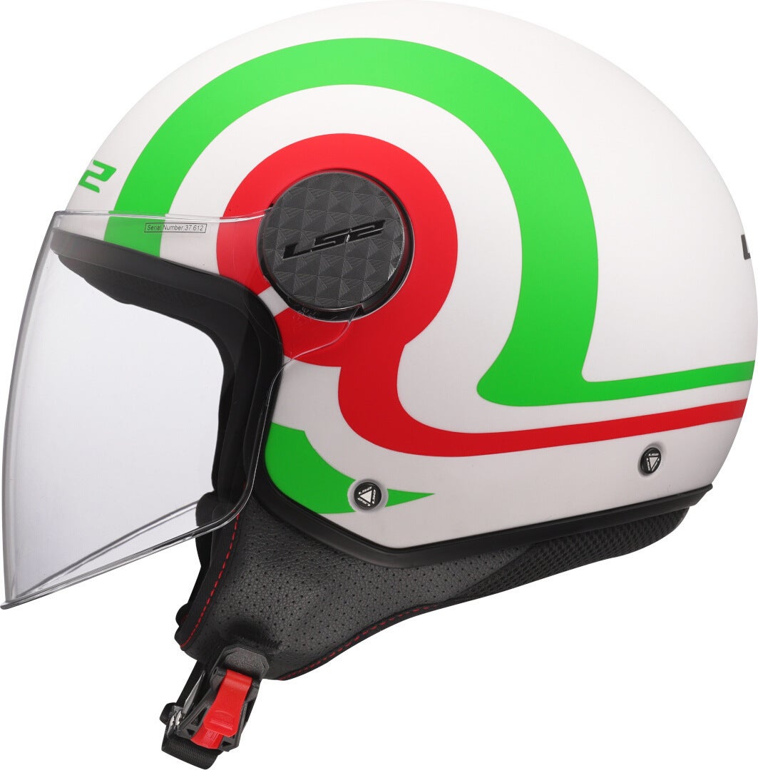 LS2 OF558 Sphere Lux II Urby Cască cu reacție Alb/Roșu/Verde XL (61/62) Figura 2