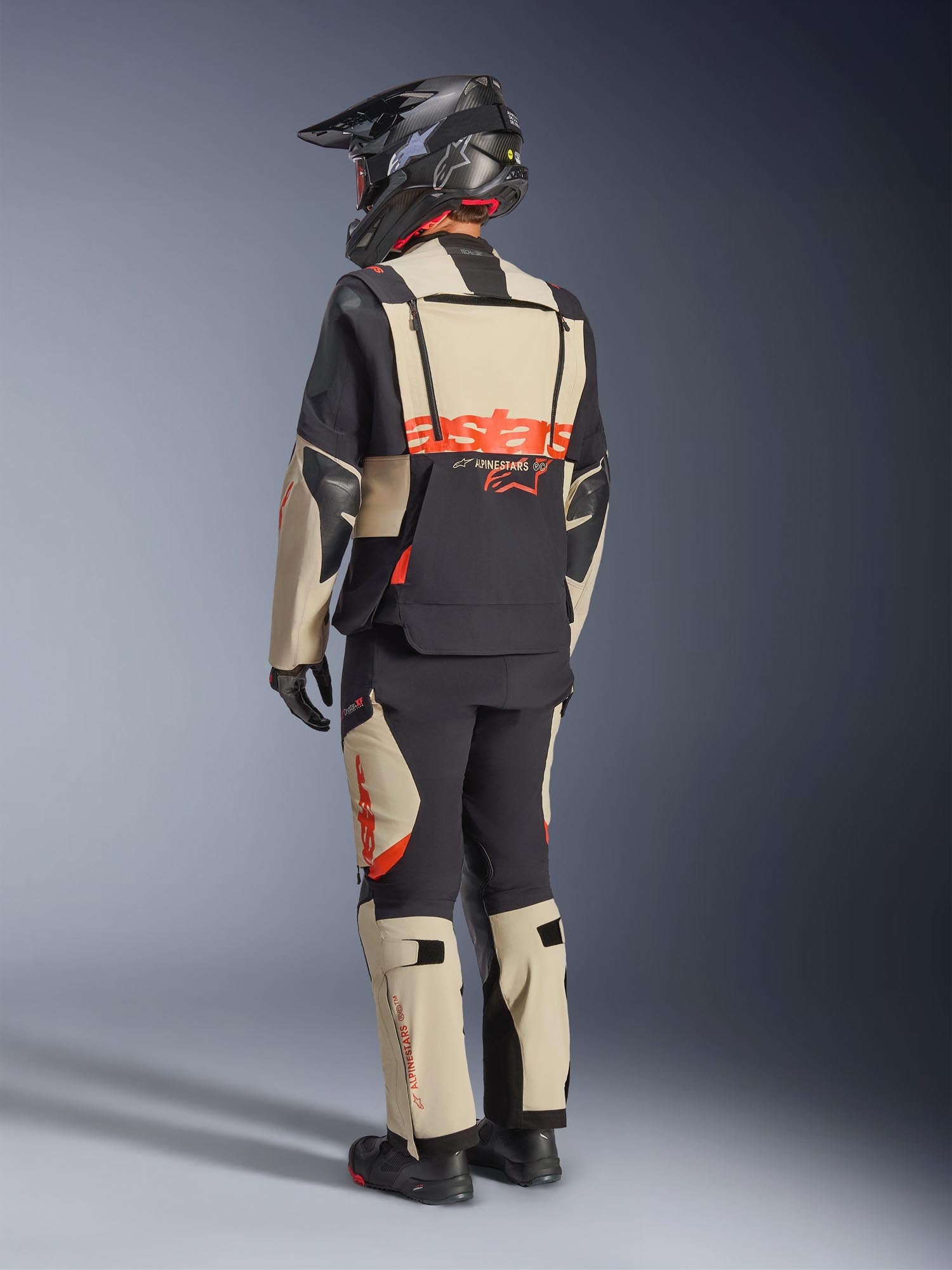 Alpinestars Harok Pro Drystar XF jaqueta têxtil de motocicleta à prova d'água preto/bege M Figura 6