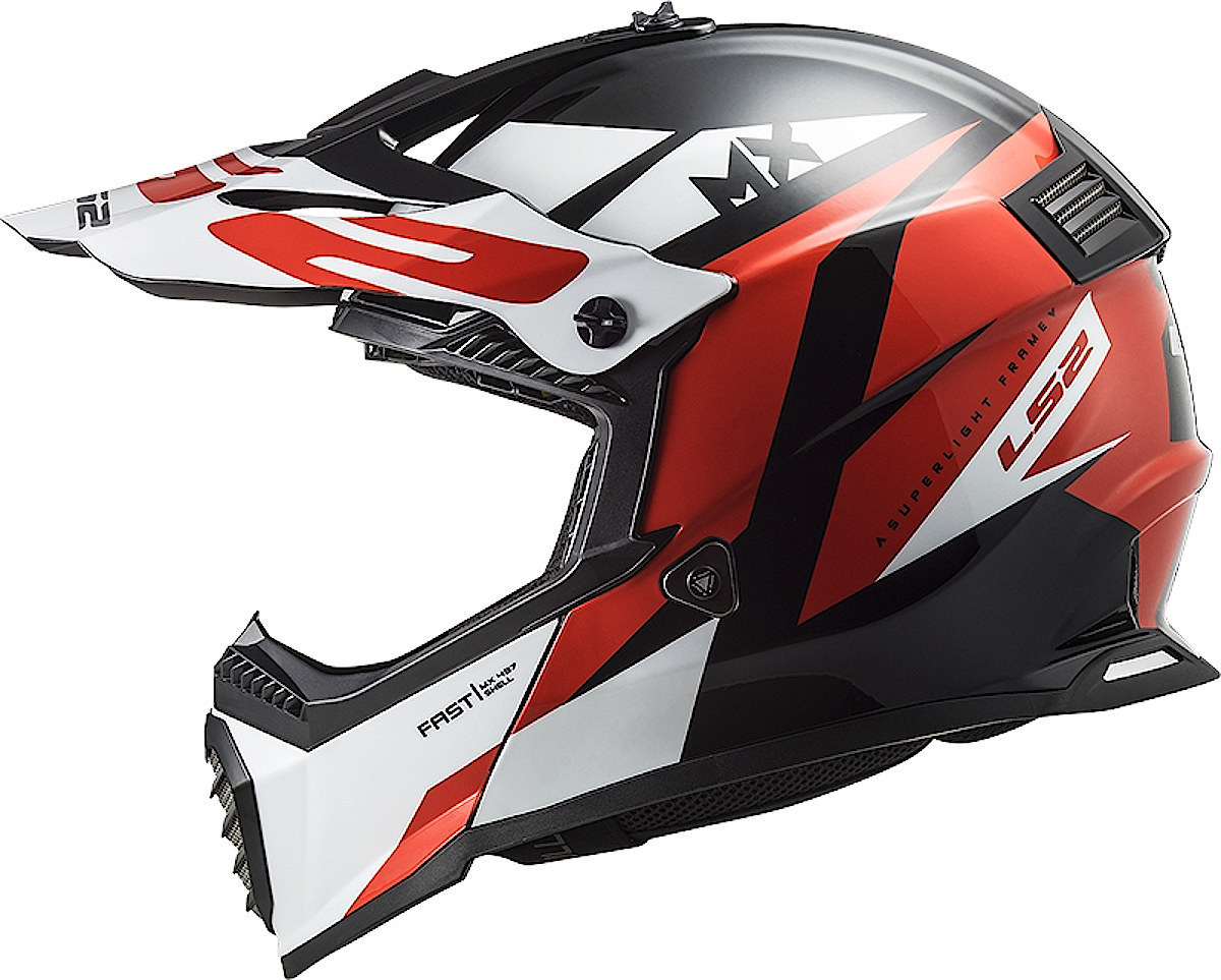 LS2 MX437 Fast Evo Strike Motocross Helm L (59/60) Abbildung 3