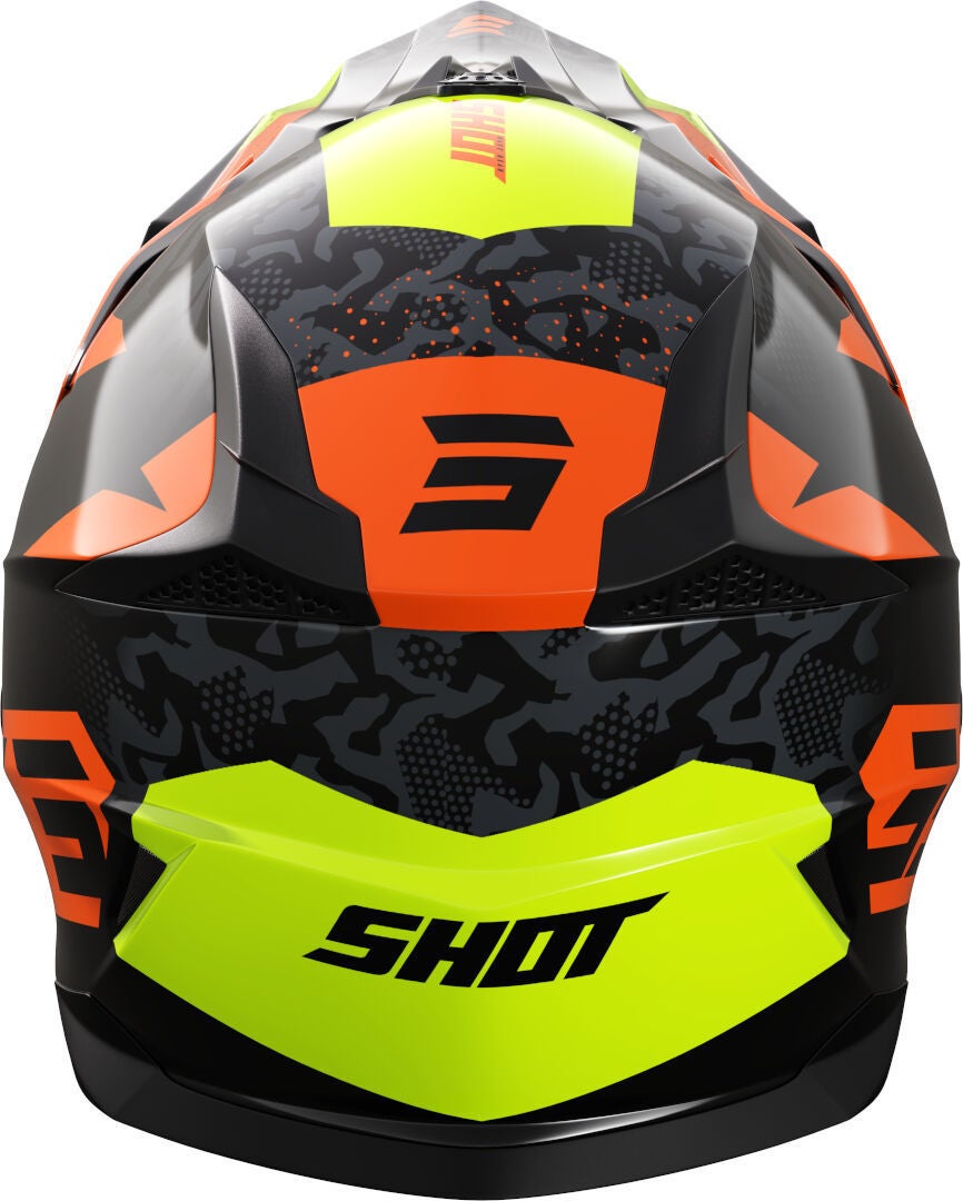 Shot Pulse Airfit Motocross Helmet black/neon-yellow L (59/60) Figure 2