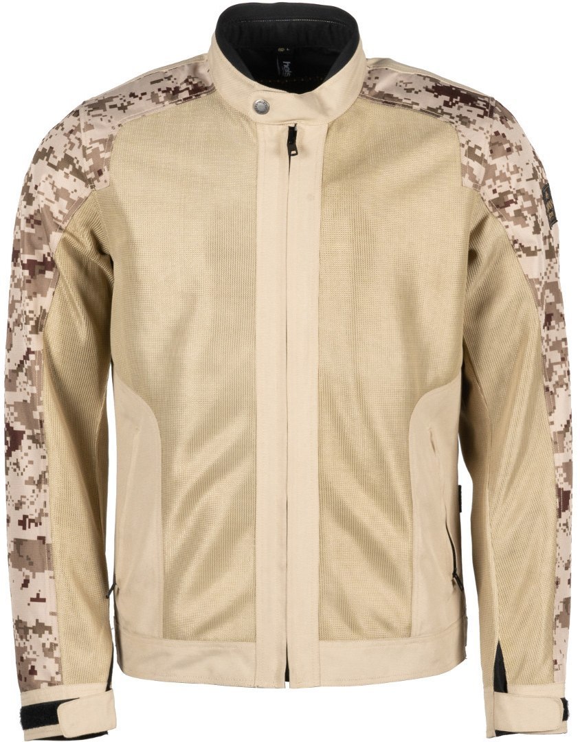 Helstons Stoner Mesh Motorcycle Textile Jacket beige L Figure 1