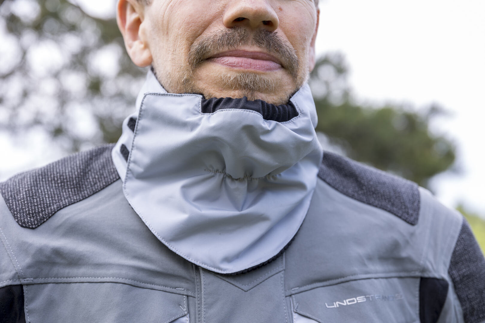 Lindstrands Sunne waterproof Motorcycle Textile Jacket grey/black 60 Figure 10