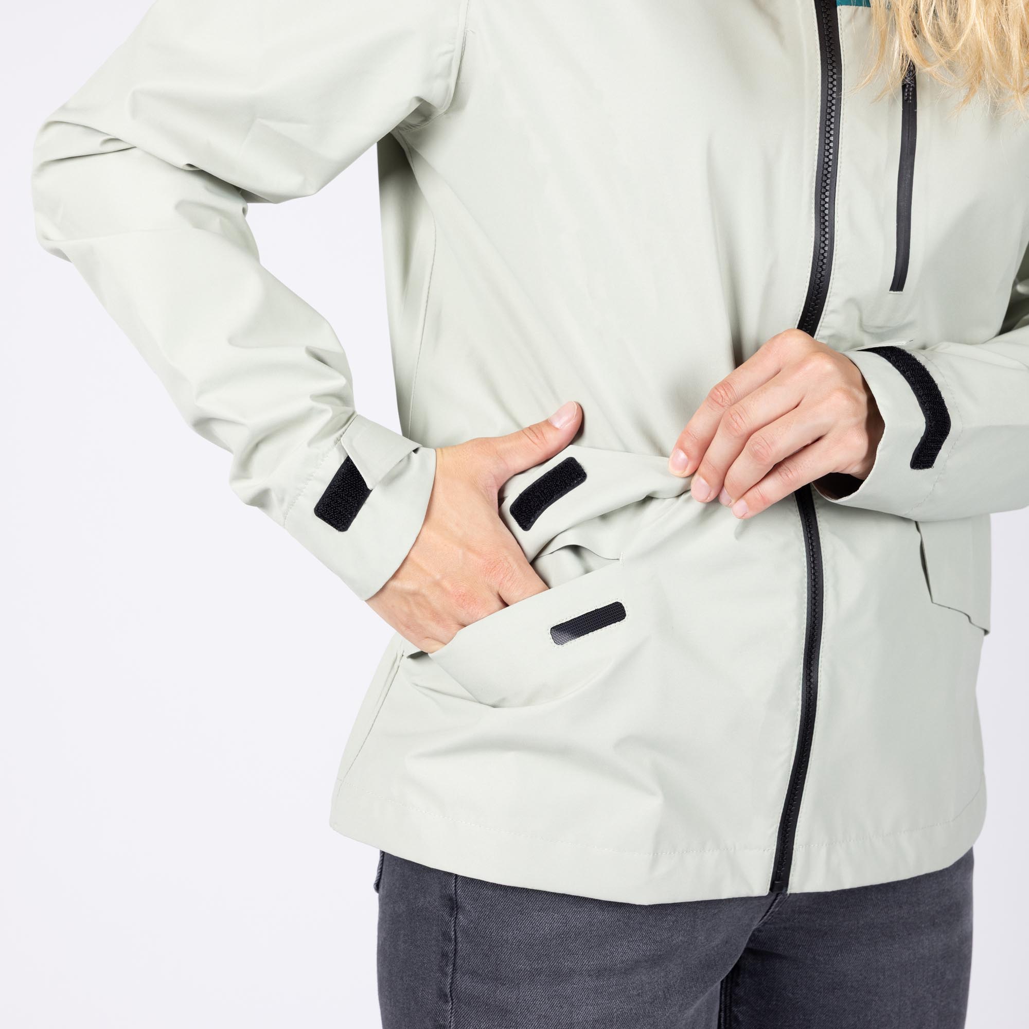 IXS AW 1.0 vattentät dam-motorcykeltextiljacka Turkos 44 Figur 7