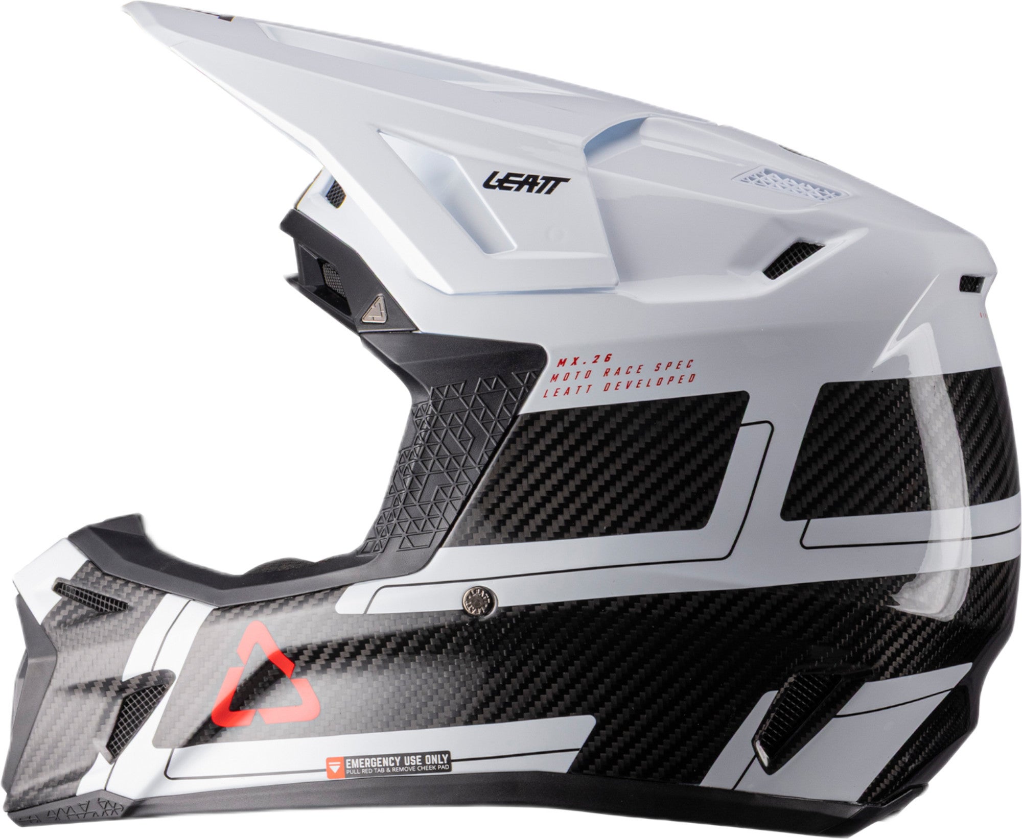 Leatt 9.5 Carbon V26 Motocross Helm mit Brille S (55/56) Abbildung 5