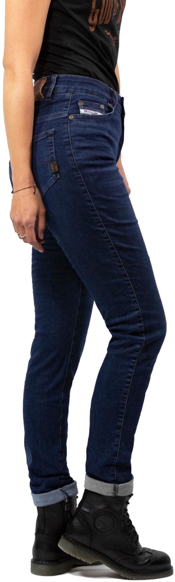 John Doe Betty High XTM Damer Jeans blå 34 L32 Figur 4