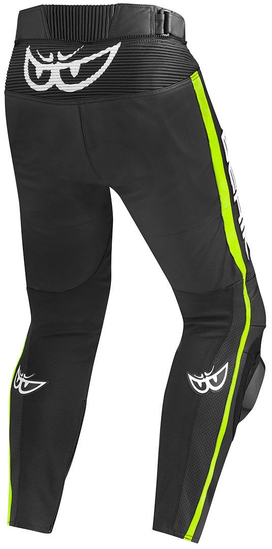 Berik Track Pantalons en cuir noir/jaune 58 Figure 2