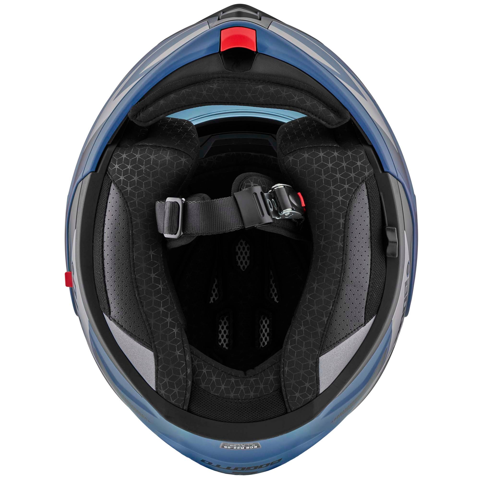 Bogotto FS-X600 Atyr Limited Edition Helmet blue matt M Figure 8