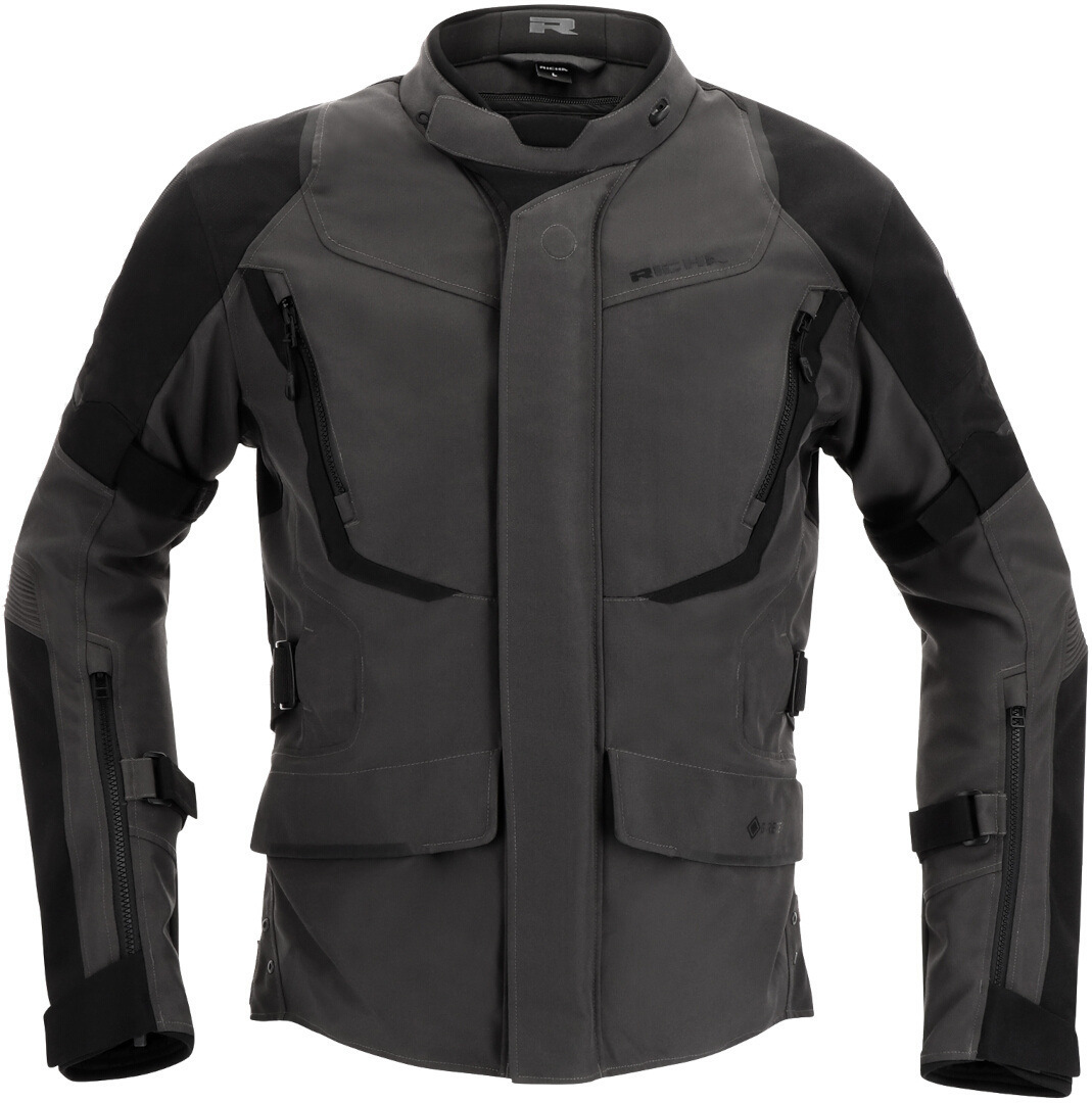 Richa Cyclone 2 Gore-Tex waterproof Motorcycle Textile Jacket dark grey/black 5XL Figure 2
