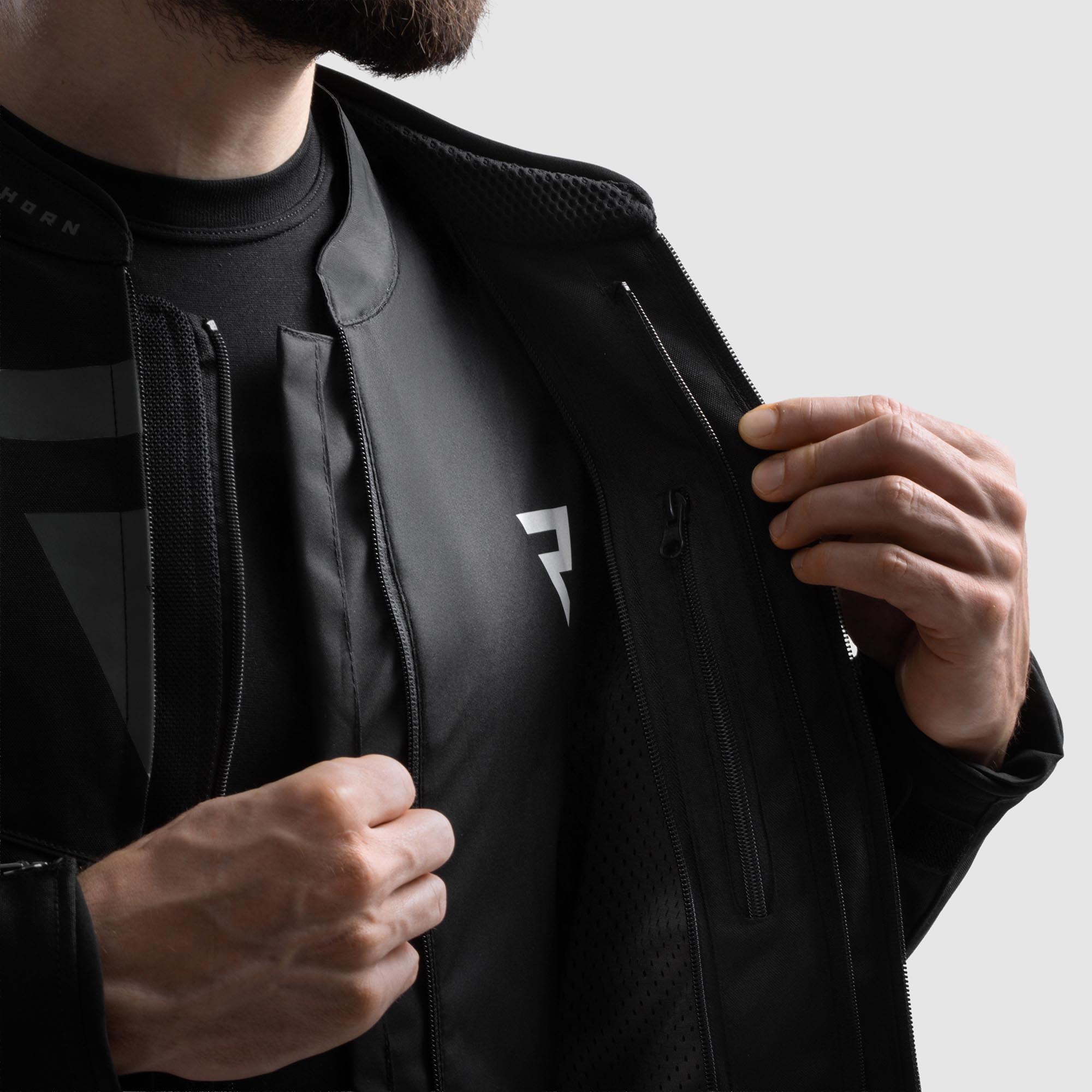 Rebelhorn Vandal 2 waterproof Motorcycle Textile Jacket black 6XL Figure 10