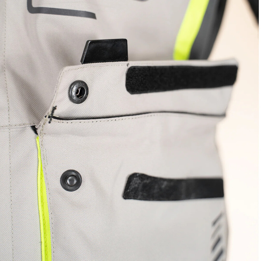 GMS Everest 3in1 Motorcycle Textile Jacket grey/yellow 4XL Figure 5